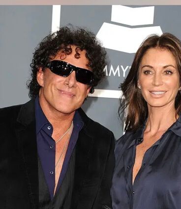 Ava Fabian with her ex-husband, Neal Schon.
